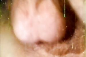 Sweet hippie chick with bushy slit copulates in front of her ally