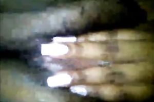 big beautiful woman dark paramour playing with her zeppelins while fingering herself