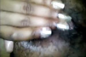 big beautiful woman dark paramour playing with her zeppelins while fingering herself