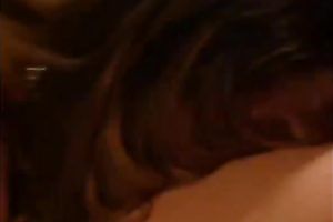 Busty dark brown mother I'd like to fuck shares double ended marital-device with her girlfriend