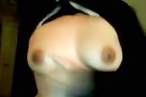 Asian juvenile cutie rubs her snatch and teats on cam