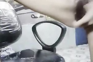 Delicious Vietnamese cam hotwife plays with dark sex toy