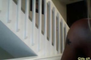 This lascivious fake booty slut likes to show off her curvaceous gazoo