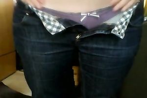This white Dutch teen stands up and stripteases on cam