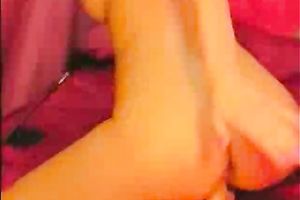 Stunning sexy web camera slut riding a vibrator like a pro