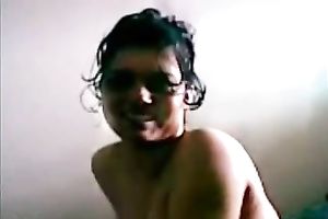 All soaked serious looking Indian white wife tenderly sucked black wang