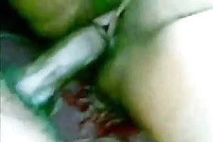 All soaked serious looking Indian white wife tenderly sucked black wang