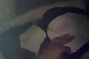 Appetizing whore with large meatballs sucks my penis like crazy