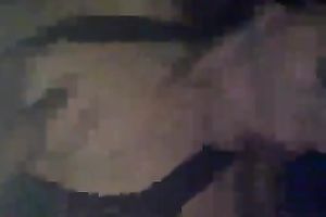 Appetizing whore with large meatballs sucks my penis like crazy