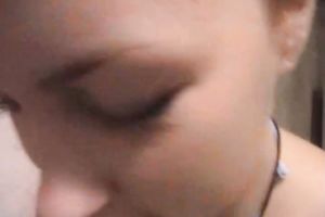 Skinny blonde legal age teenager got bulky arse jizz flow in non-professional sex clip
