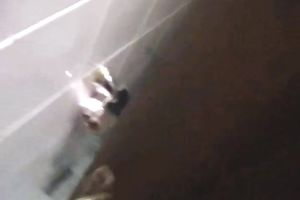 Skinny blonde legal age teenager got bulky arse jizz flow in non-professional sex clip