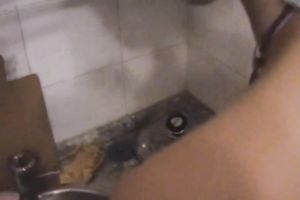 Skinny blonde legal age teenager got bulky arse jizz flow in non-professional sex clip