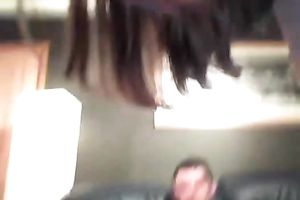 Boyfriend turns cam on and asks me to engulf his moist sausage