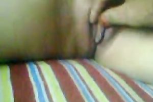 I assist my lustful nasty wifey to tickle her hungry strong slit