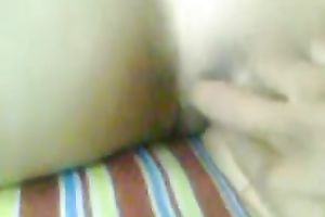 I assist my lustful nasty wifey to tickle her hungry strong slit