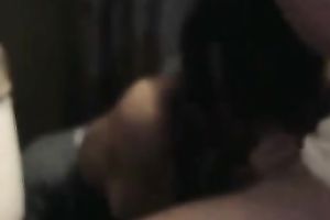 My breasty brunette hair girlfriend sucks my hard wang with great crave