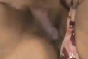 Lady with plump body and giant booty was teasing her own cunt