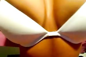 Eye catching auburn livecam model brags of her breathtaking pointer sisters