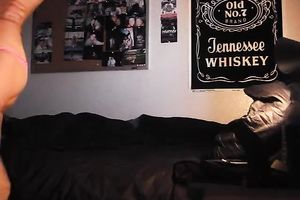 Sweet cookie of my lustful dark haired princess in missionary fuck act