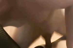 Restless dude with large hard pecker gapes soaked bald twat of a German milf