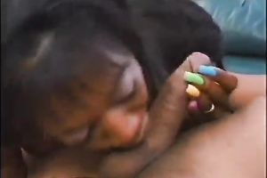 Black-haired strumpet doesn't need a cash coz that babe needs a ramrod