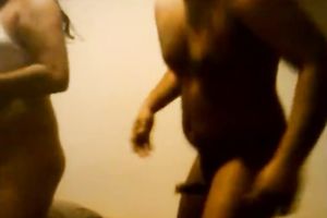 Horny black skinned chap properly copulates lustful non-professional Desi hottie mish