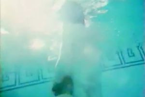 Great oral-stimulation from excited 18 year old playgirl in the swimming pool