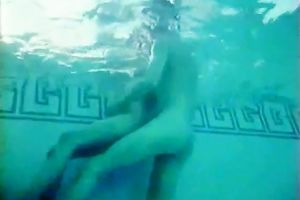 Great oral-stimulation from excited 18 year old playgirl in the swimming pool