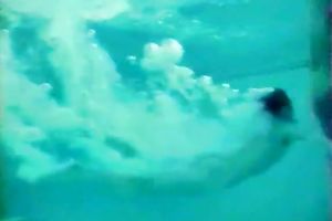 Great oral-stimulation from excited 18 year old playgirl in the swimming pool