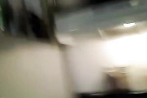 Slutty and perverted dark brown loved to ride plastic marital-device