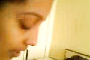 Adorable young Indian playgirl opens her legs on web camera