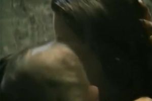 Busty honey in the bathtub sucks ramrod and acquires muff diving