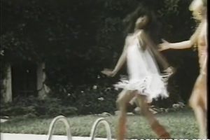 Pool party with lewd and kinky chicks willing to do anyhting