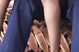 Takes it unfathomable mouth untill she chokes swallowing it