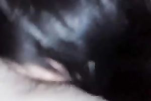 Wonderful large breasted brunette hair girlie just enjoys engulfing my prick