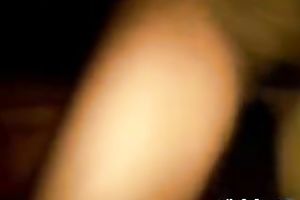 Sweet ebon girlfriend gives me a tugjob and blow job