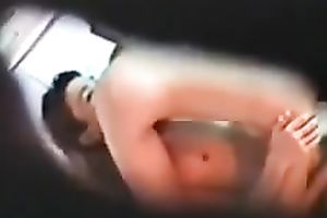 Just spying on a cute Asian college slutwife blowing her boyfriend