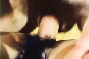 Really messy ebon whore and white wench with a bunch of guys