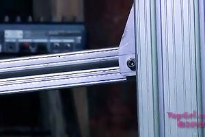 Submissive floozy with tattoos receives punished hard for being a doxy