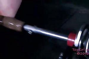 Submissive floozy with tattoos receives punished hard for being a doxy