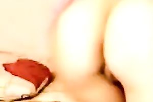Sweet and excited dark brown gal with braids enjoys teasing me with disrobe show