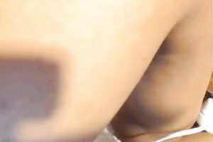 Dark skinned pleased smiling sexy web web camera hoe nude her hairless cookie