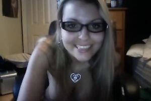Her pink plastic fake penis does the job when it comes to bawdy cleft drilling