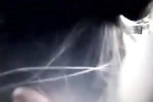 Just my lustful dark brown girlfriend eating my dick on livecam