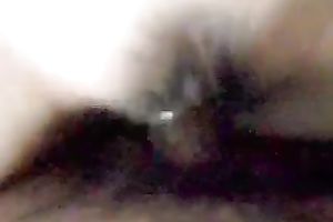 My hard boner schlong penetrates natural curly cum-hole of real doxy