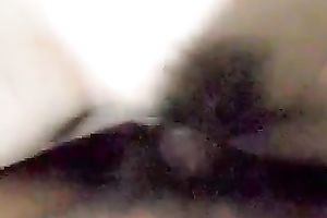 My hard boner schlong penetrates natural curly cum-hole of real doxy