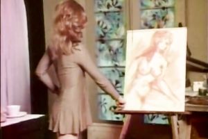 Adorable dark brown and blondie get their taut holes destructed