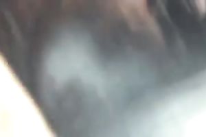 My wicked swarthy slutty wife knows how to worship my inflexible rod