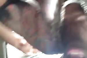 My wicked swarthy slutty wife knows how to worship my inflexible rod