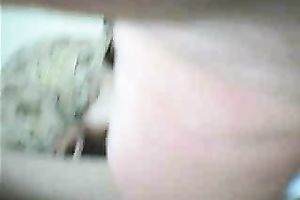 Amateur curly Asian whore on cam proudly flashes her twat